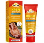 Крем с аппликатором 75мл бесцветный для обуви,гладкой кожи (24) 