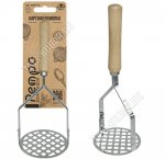 Ретро Картофелемялка L26см нерж+дерев.ручк (6) 