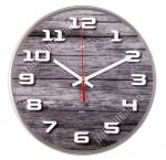 Часы (пластик) круглый d25см 