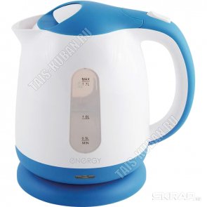 Чайник пластик 1,7л 2200Вт диск,защ.б/воды,индик,автооткл,съем.фильтр,бел/син (12) 