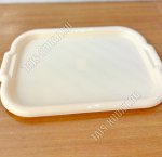 Поднос прям.(39х27 h2см) слонов.кость (40) 
