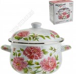 Пионы Кастрюля 3,6л d22см (6)