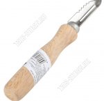 Овощечистка 14,8см, вертикальное лезвие, бук+металл (70) 