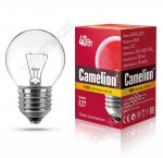 Camelion накалив. (шар) прозрачн. Е27 40Вт (h75 d45мм) (10)