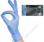 Перчатки ВИНИЛОВЫЕ (голуб) р-р L, н-р 100шт (10) 