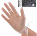 Перчатки ВИНИЛОВЫЕ (прозрачн) н-р 100шт,р-р XL (10)
