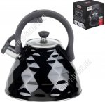 Чайник нерж 3,0л черный глянец (4) 