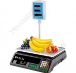 Весы эл.ТОРГОВЫЕ 40кг.делен.5гр, чаша 24х35см, 3 клас.точности,аккум.6V/4 aH-4V, черный