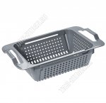 Сушилка-мойка для раковины раздвижная серый (29х19 h9см) (14) 