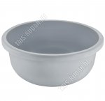 Таз кругл 9,5л серый (d35 h15см) (5) 