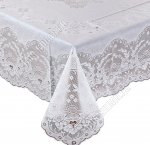 Скатерть ажурная,прямоуг.(150х230см) белый 