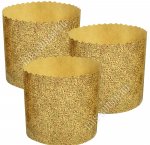 Набор бумажных форм для куличей 3шт 