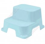 Подставка 2-х ступенч, на ножках (34х31 h21см) св.голубой (9) 