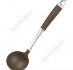 Mocco Половник L34 d9см 100мл (нейлон+нерж) кофейный (12) 