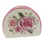 Розы розовые Салфетница 10х5см, п/у (96)