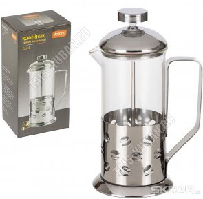 Френч-пресс (стекло+нерж) 