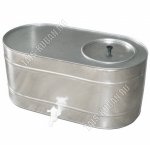 Бак хоз. 55л с краном,овальный (5) 