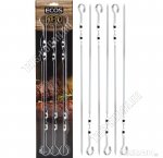 Шампур плоский н-р 6шт 450х10х1,5мм, сталь,блистер. (12)