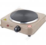 Плита эл. 1конф. Блин чугун. 1000Вт, рег. 5реж t, 26х24см,бежевый (10) 