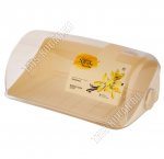 Хлебница с крышкой, шампань (39,5х25 h17,5см) с решеткой (6) 