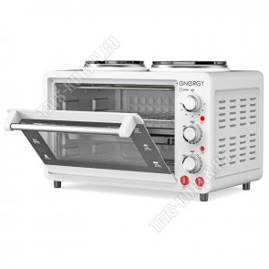 Духовка 26л 1400Вт 2 конфорки (1000/700Вт), цвет белый (1) 