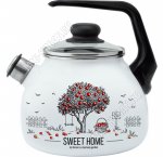 Яблоня/Apple Tree Чайник белый 3,0л со свистком (4)