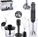 Блендерный н-р 1000Вт 5ск,измельчитель 0,5л,стакан 0,6л,черный (6) 