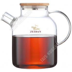 Чайник заварочный (стекло+бамбук) 1,5л 