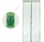 Москитная штора на 13 магнит (90х220см) зеленый (60).