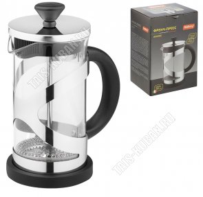 Френч-пресс (стекло+нерж) 