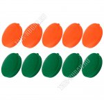 Крышка хоз.д/банок Н-Р 10шт,цветная (в сетке) (45) 