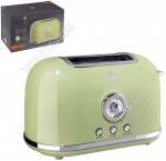Ретро фисташка Тостер 815Вт. 6 степеней прожарки  (6) 