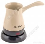 Кофеварка-турка эл. 0,3л, 600 Вт,диск,индик,защ.от перегр,цв.крем (48) 