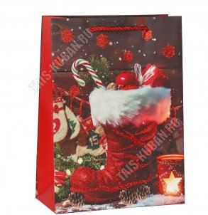 Пакет бумажный (h24х18см, дно8,5см) 