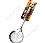 Шумовка (нерж+пластик) L34 d12см,бордо (12)