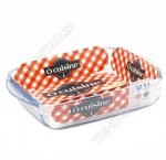 O Cusine Форма квадр 1,6л 21х21 h5,5см,2лит.руч,уп/рубашка (6) 