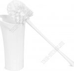 Ерш+подставка WC кругл.высок, белый (d10 h44см) (10) 