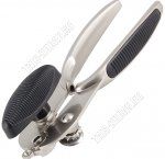 Fresco Нож консервный хром.мет,черн,прорезин.встав.на руч.(12) 