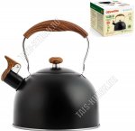 Чайник нерж 2,5л черный матов (12) 