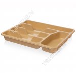 Лоток-вклад д/ст.приб.5отд. бежев (33х26 h4см) (36) 