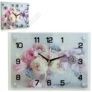 Часы (ДВП/стекло) (35х25см ) 