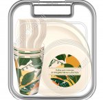 Набор д/пикника 6 персон 37предметов, бежевый 