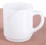 Кружка белая 290мл (штабелируемая) (48) 