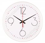 Часы (стекло/пластик) круг.d25см 