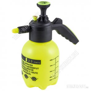 Опрыскиватель 2,0л желт,ручной,пневматич,высок.давл,регулир.от струи до тумана,пласт+латунь (20) 