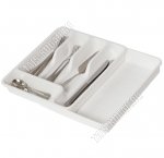 Лоток-вклад д/ст.приб.6-ти сек, раздвижн, белый (51/33х29,5 h6см) (10) 