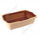 Лоток д/котят,высок.съемн.борт (L37х26,5 h12,5см) молоч/кофе, DD (25)