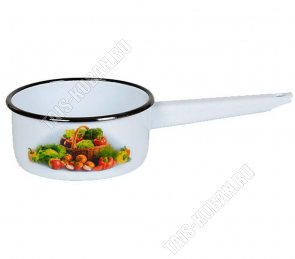 Сентябрь белый Ковш 1,0л (12) 