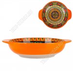 Арабеска/Солнце Востока Салатник 1,2л d20см с ручками, б/уп (6/24)