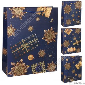 Пакет бумажный (h32х26см, дно10см) 